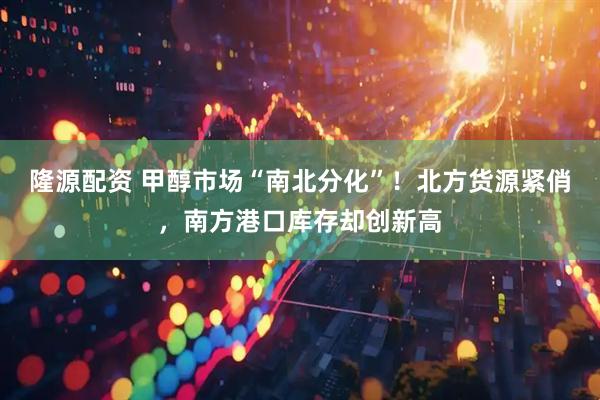 隆源配资 甲醇市场“南北分化”！北方货源紧俏，南方港口库存却创新高