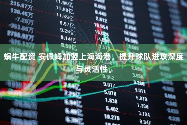 蜗牛配资 安佩姆加盟上海海港，提升球队进攻深度与灵活性。